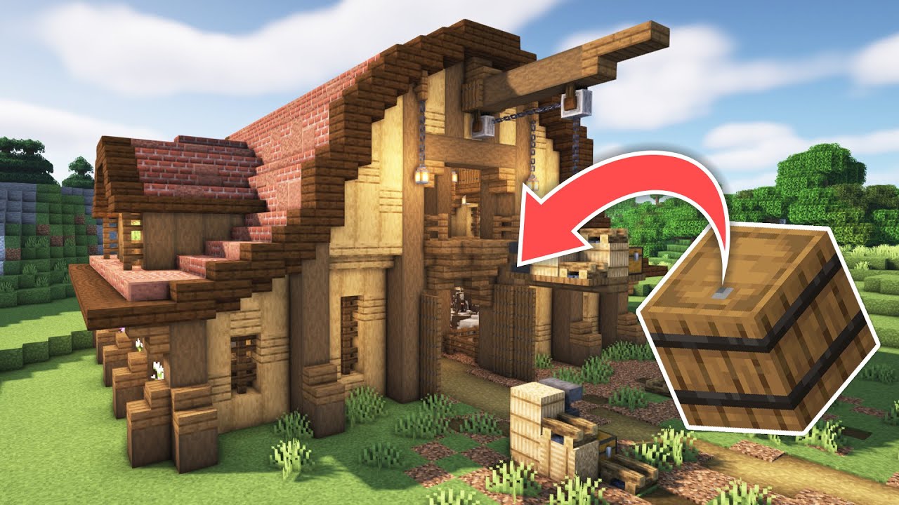 Minecraft | The BIGGEST Storage and Animal Barn You'll Ever Need