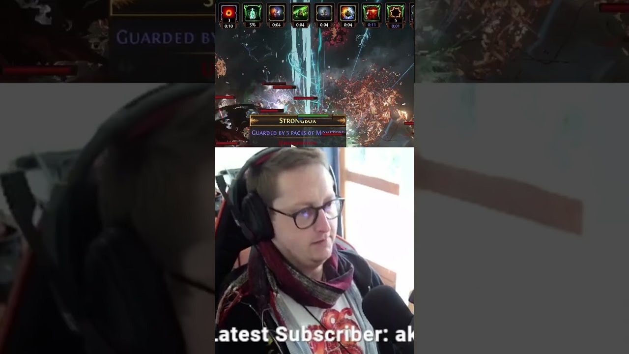 Screen Shake on 100% Crit Build | PoE 3.25 #shorts #poe #pathofexile