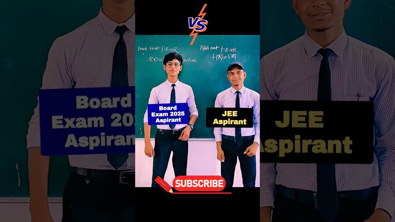 JEE Aspirant vs Class 12 Board Aspirant | Bijective Functions Shortcut Trick 🔥 #ytshorts #shorts #yt