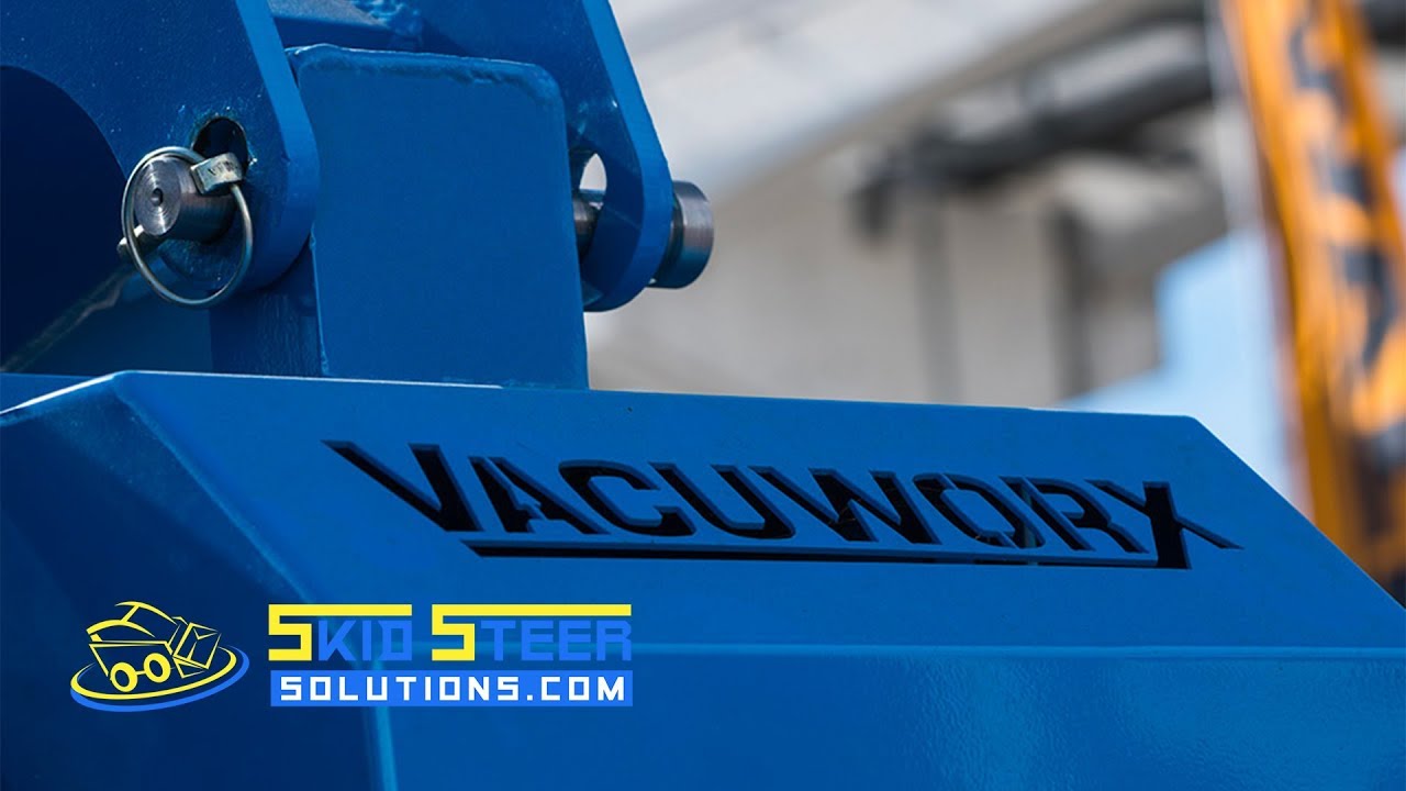 Vacuworx PS-1 on Mini Skid Steer | Skid Steer Solutions