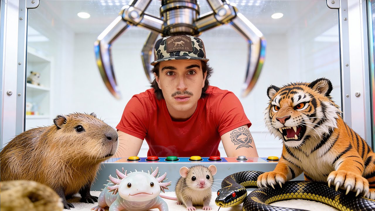 I Found a Live Animal Claw Machine Off the Web…