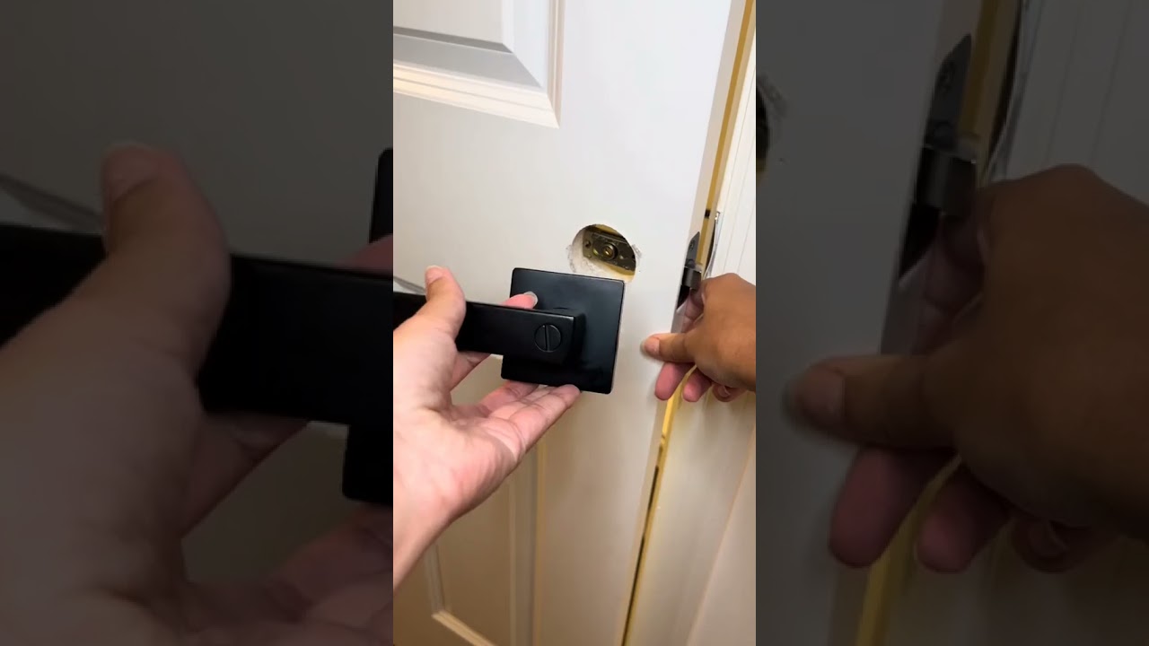 Install Door Handles by yourself.