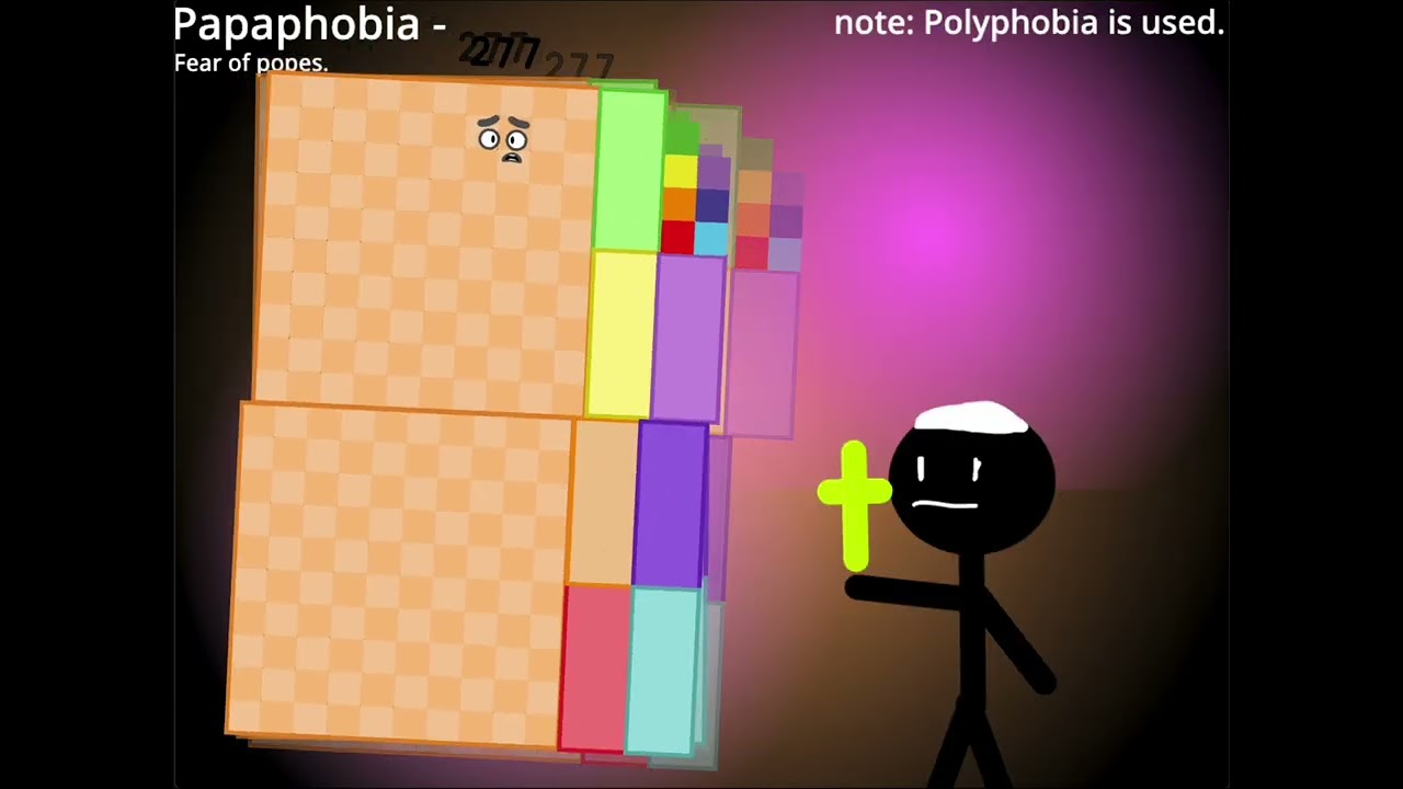 Phobiablocks 271 - 280 28 phobiablocks (Octopophobia - Pedophobia)