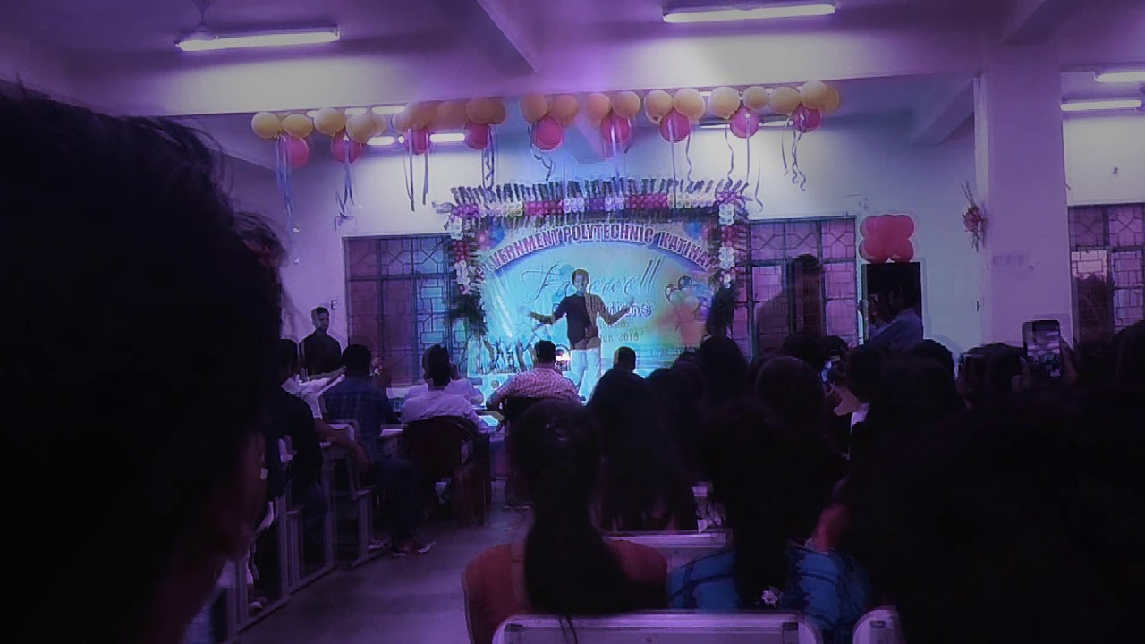 Dheeme-dheeme-dheeme || tony Kakkar || Farewell party Government polytechnic katihar