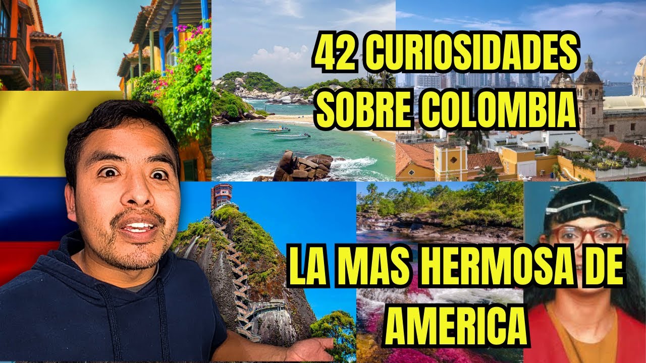 🇵🇪PERUANO REACCIONA A 42 CURIOSIDADES SOBRE COLOMBIA // VAMO PARCERO