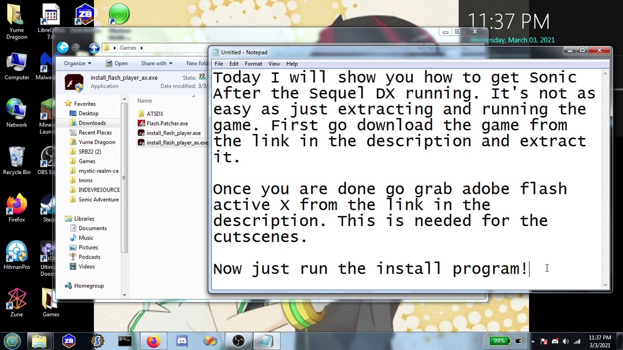 How to get Sonic After The Sequel DX running in 2021
