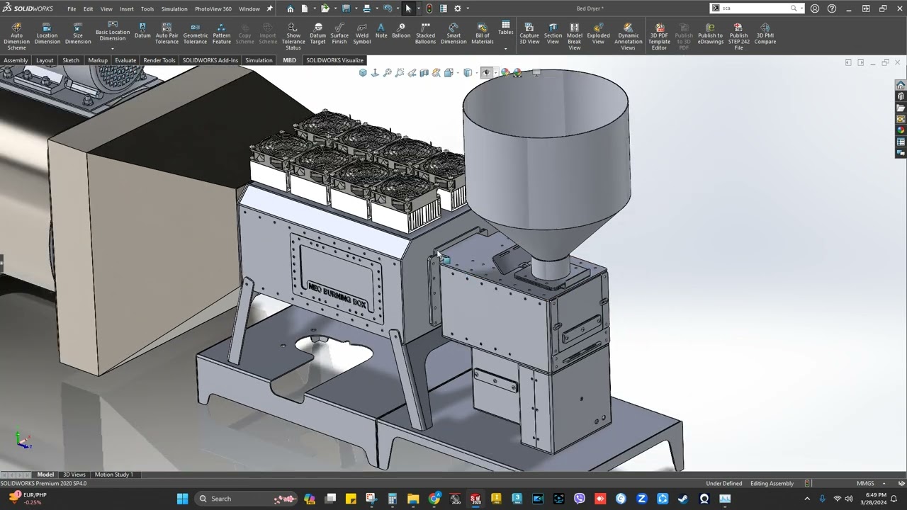 Biomass-Fueled Flatbed Rice Dryer with Peltier Battery Charging (Thesis Prototype)