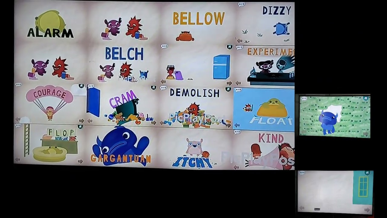 endless alphabet  scream contents huper parison