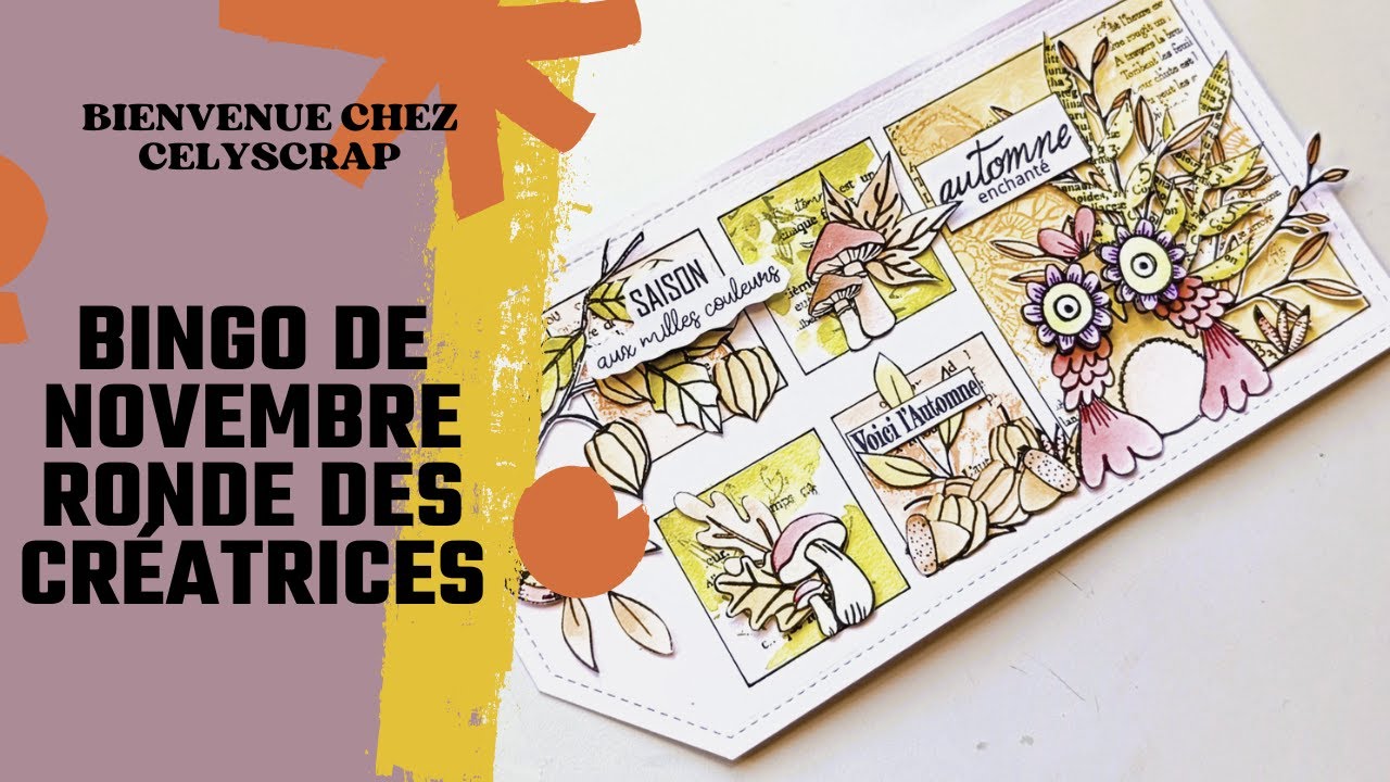 BINGO DE NOVEMBRE RONDE DES CRÉATRICES @ateliercraie-Sandrine 