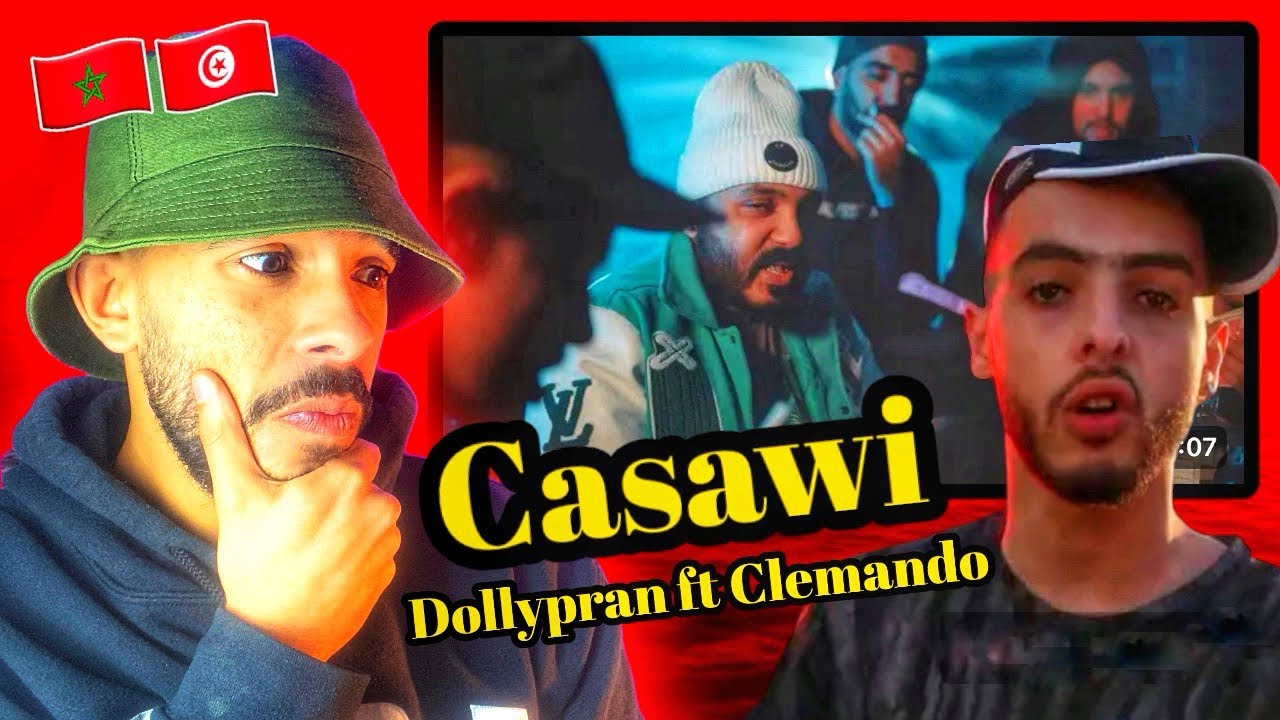 Dollypran - casawi Fasi feat Clemando (reaction🇹🇳)🇲🇦🔥🔥
