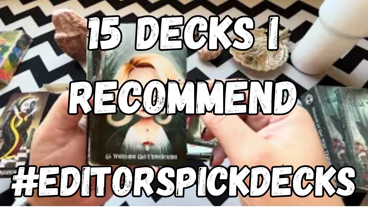 DECKS I RECOMMEND TO MY VIEWERS! #editorspickdecks - VR @novamunditarot #topdecks #tarot #oracle