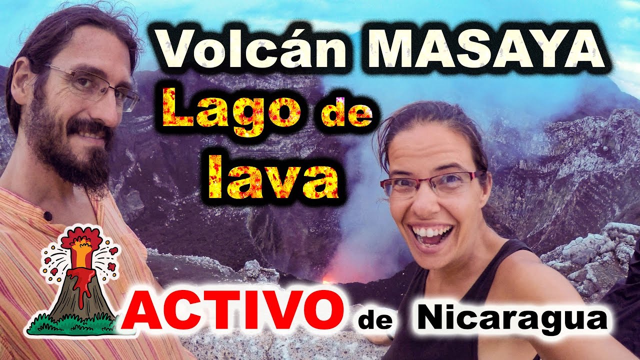 ♨ Volcán 𝐌𝐀𝐒𝐀𝐘𝐀 🌋 el más 𝗔𝗖𝗧𝗜𝗩𝗢 de Nicaragua 🇳🇮 𝐋𝐚𝐠𝐨 𝐝𝐞 𝐥𝐚𝐯𝐚 💥