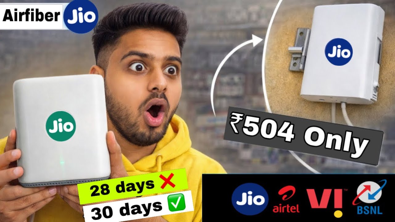 🛜 Jio airfiber new plans ✅ | BSNL & Airtel price hike confirmed? | 28 days ❌ 30 days validity ✅