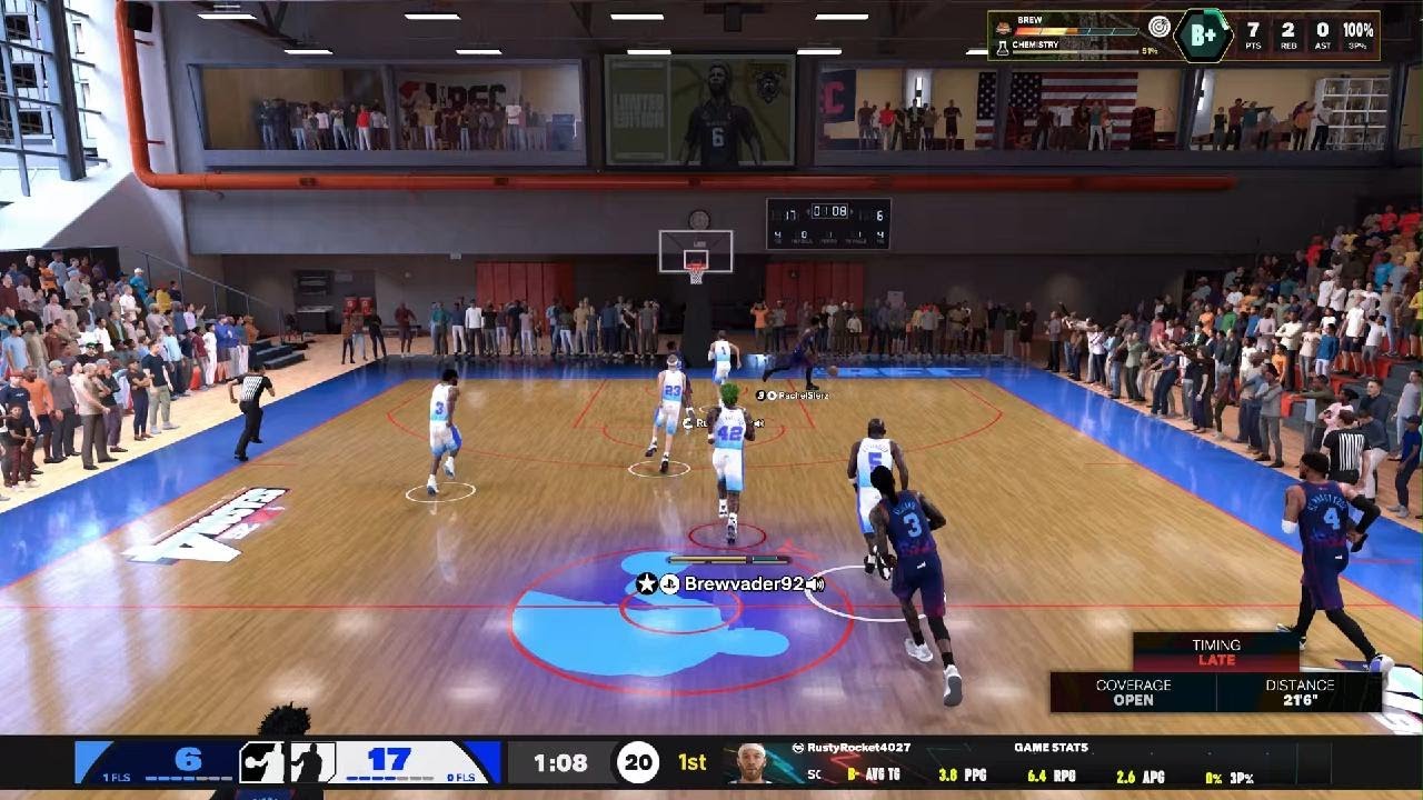 NBA 2K26 Hurt my head in Random Rec.