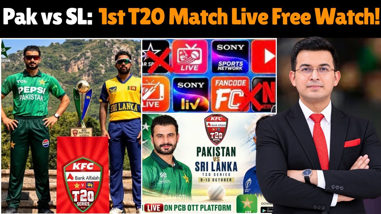 Pakistan vs Sri Lanka 1st T20 LIVE: How to Watch FREE in India & Pakistan
