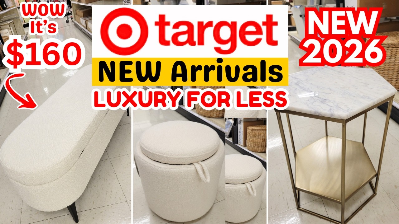 NEW TARGET HOME DECOR AND FURNITURE FINDS | SHOP WITH ME