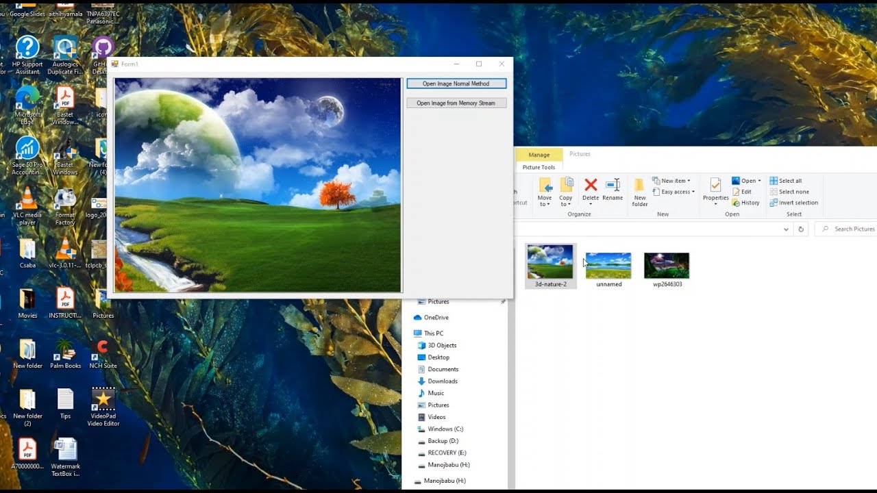 How to open an image in a Picture Box? (vb.net) - Drag and Drop method | MalluCoder