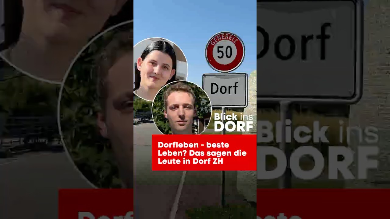 Dorfleben - beste Leben? Das sagen die Leute in Dorf ZH