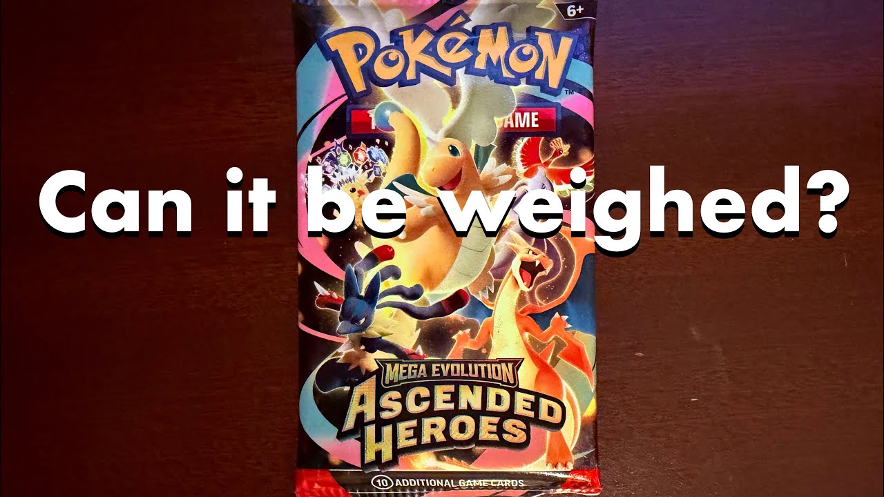 Можно ли это взвесить? Рассыпные упаковки Ascended Heroes.