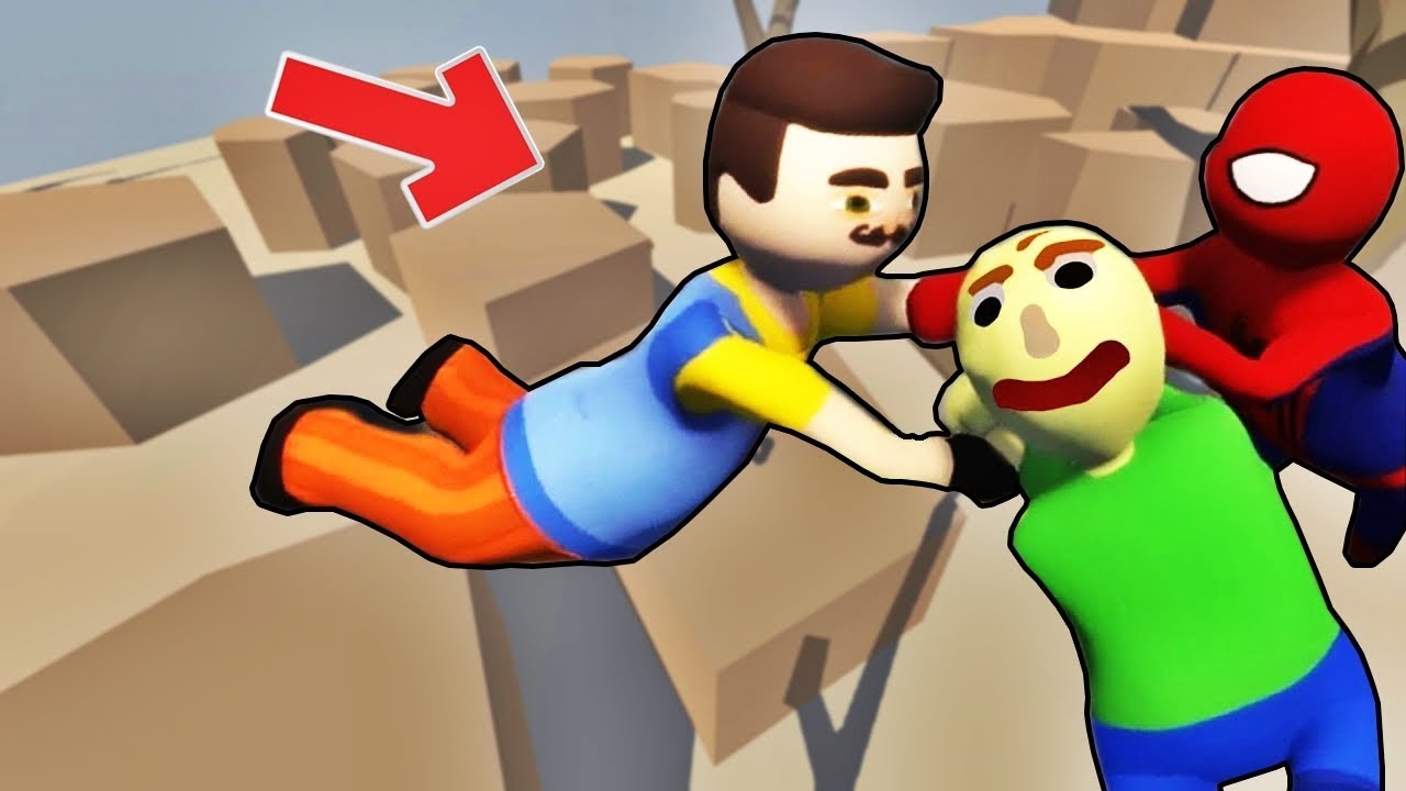 BALDİ, HELLO NEİGHBOR & SPİDERMAN TAKIM OLDULAR !