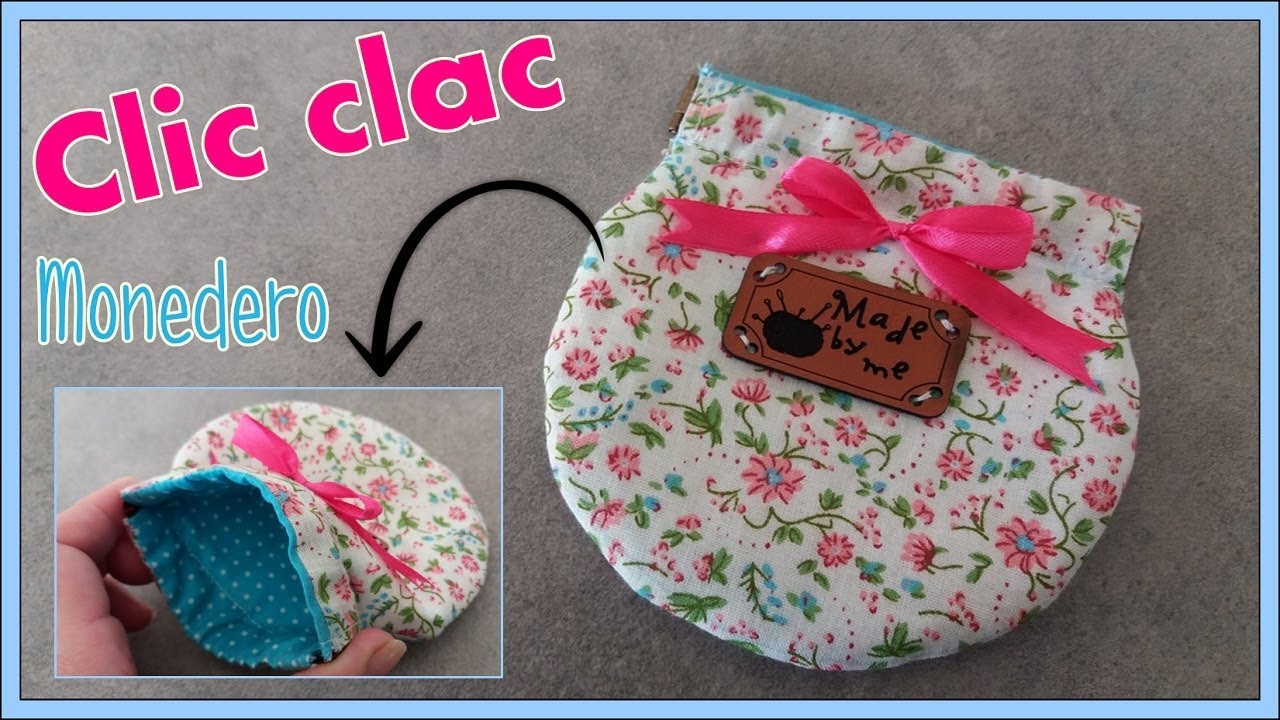 DIY MONEDERO CLIC CLAC | With English subtitles | Yuyi's Creations