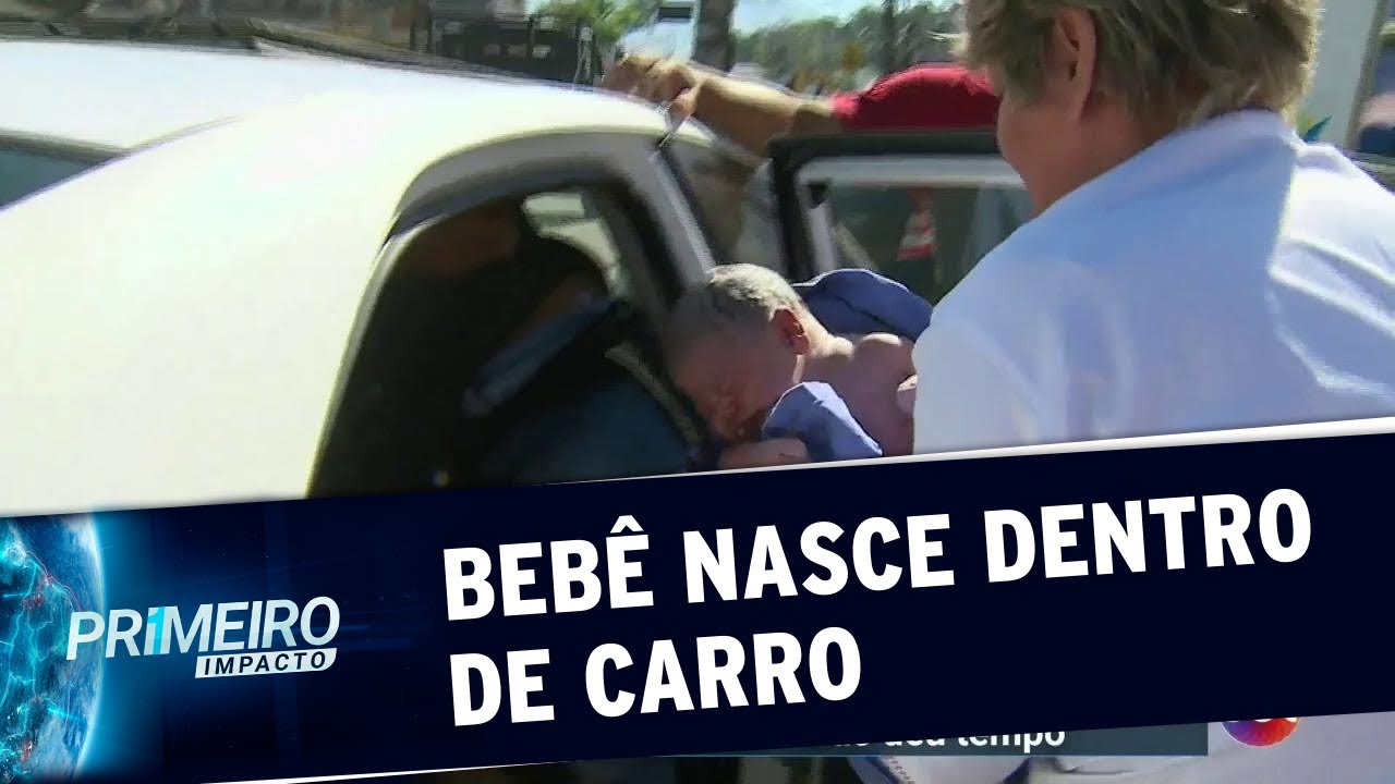Mulher da à luz durante reportagem do SBT no Rio | Primeiro Impacto (25/06/19)
