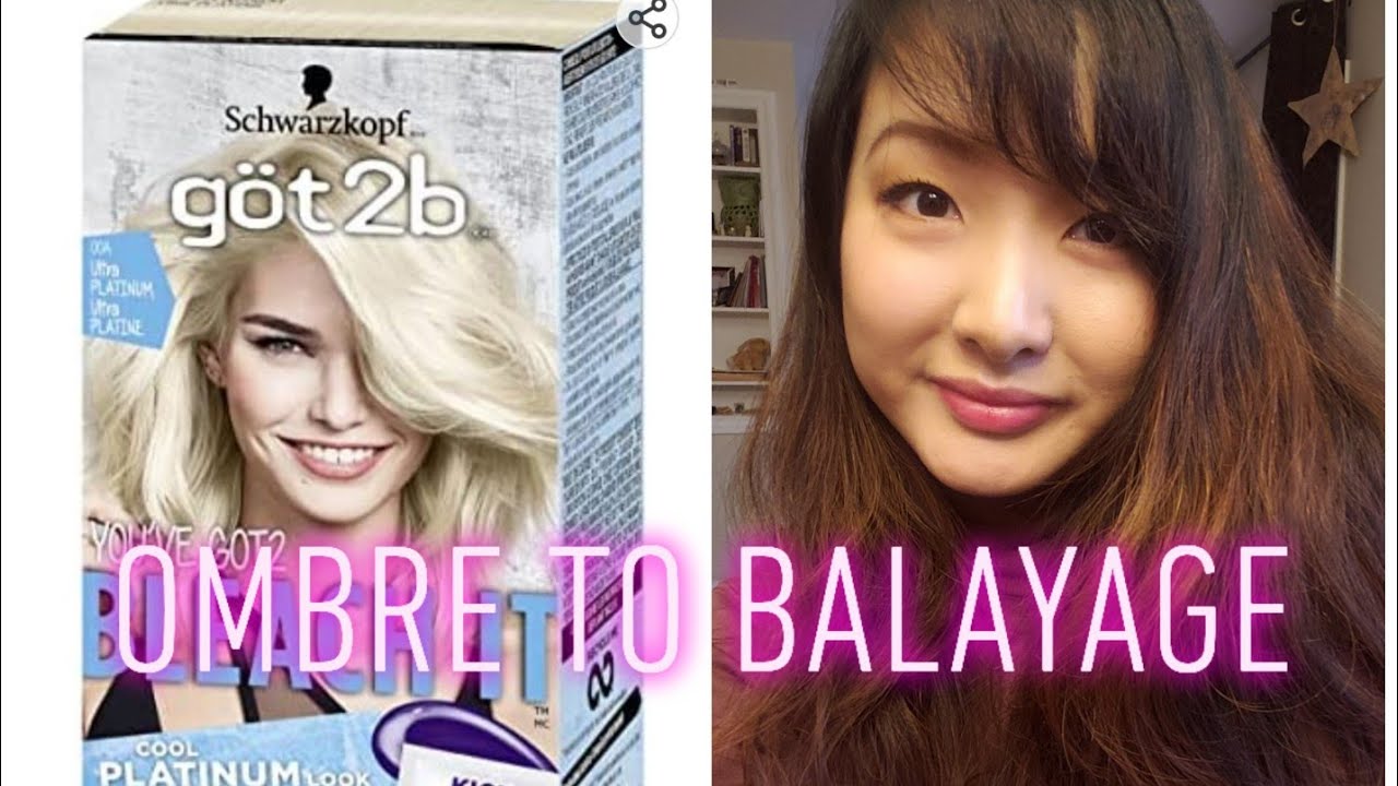 DIY Box Dye-Ombre to Balayage-Asian Got2B Bleach