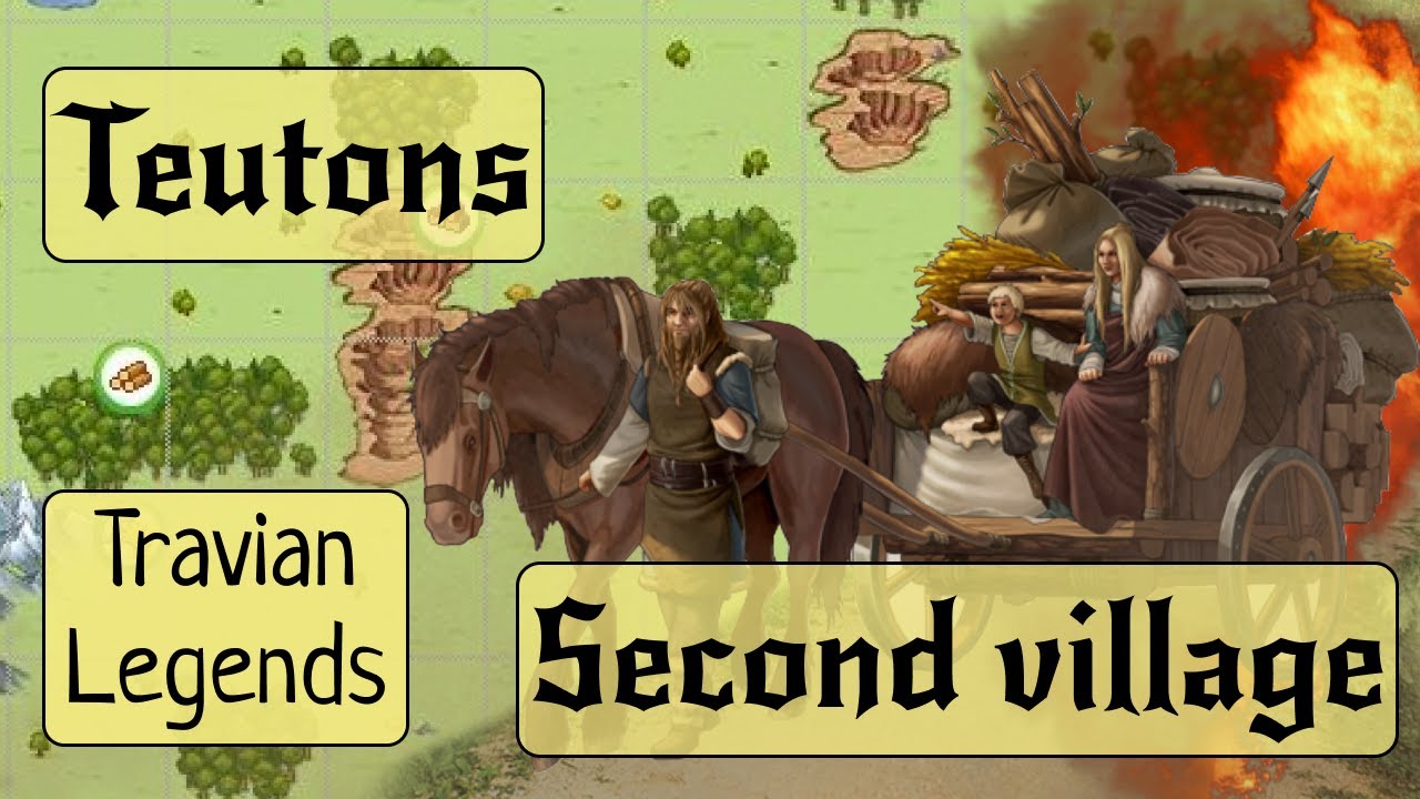 Вторая Деревня за Тевтонца ▶ Гайд через 1 праздник и фарм ▶  Travian: Legends