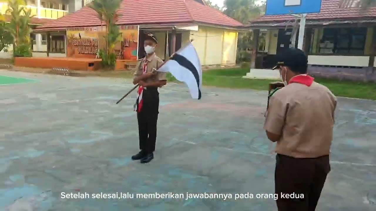 Video praktek lomba Sandi Morse Semaphore GADDA GALAKSI yang ke XLI tahun 2025🪐🚀