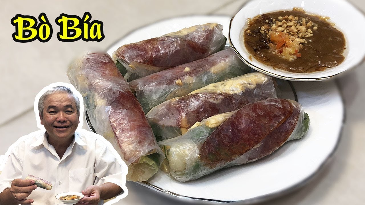🔥 Cách Làm BÒ BÍA mặn ngon mà Siêu Dễ ★ Popiah - fresh spring rolls