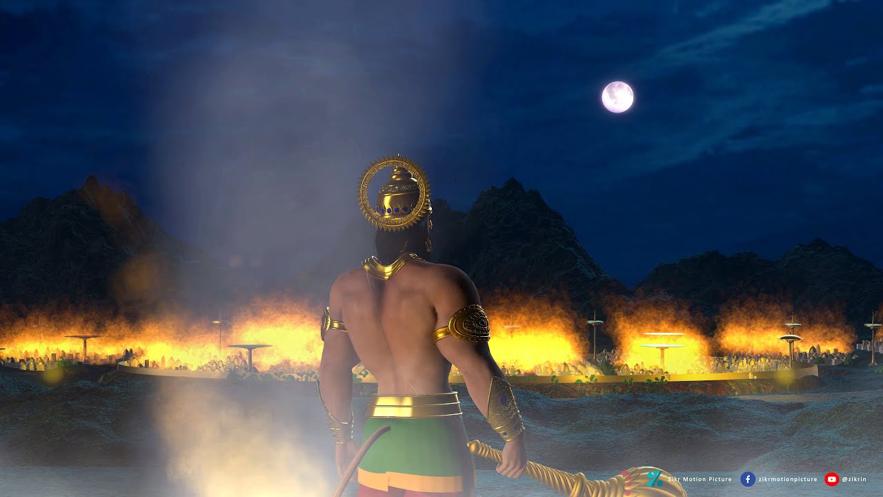 Hanuman | Lanka Dahan | Ramayan: Epic Tale of Valor and Devotion | 3D Animation 