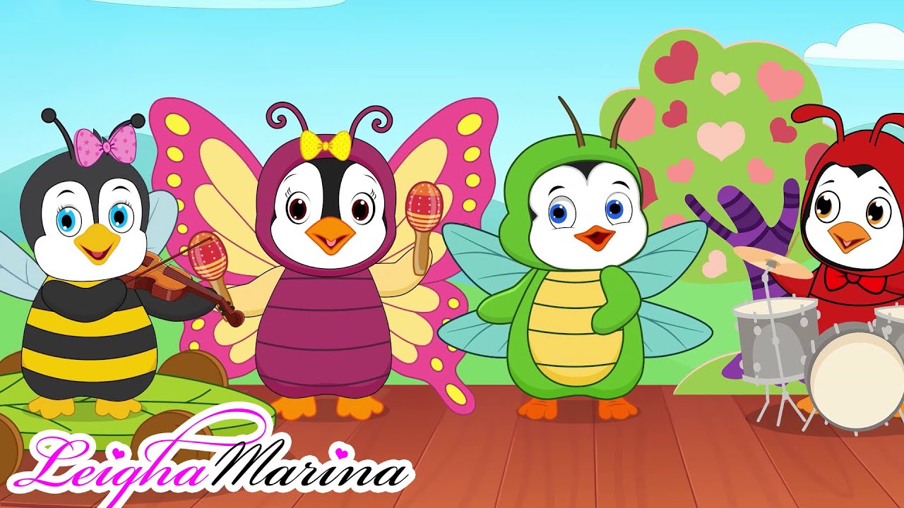 Bob the Little Cricket and The Bug Band - Nursery Rhymes by Leigha Marina