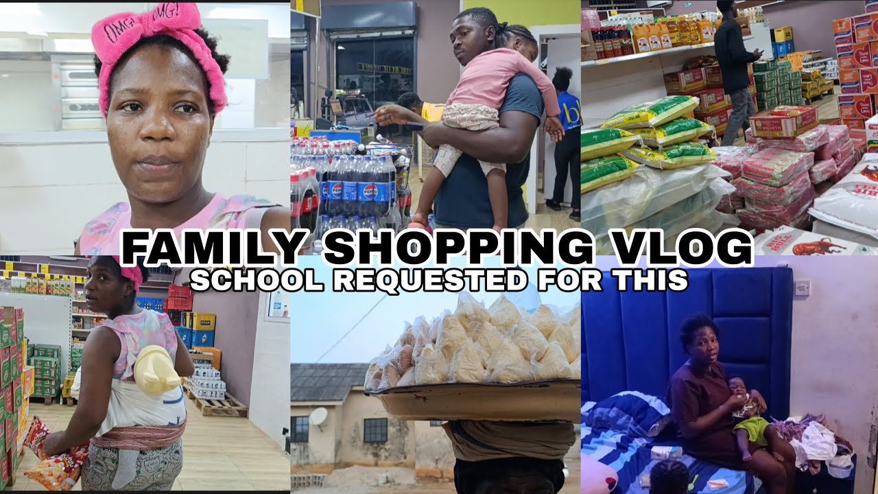 MY TODDLER SCHOOL 🎒 REQUESTED FOR THIS | MINI SHOPPING 🛒 | UNBOXING ALL WE GOT | FAMILY OF 4