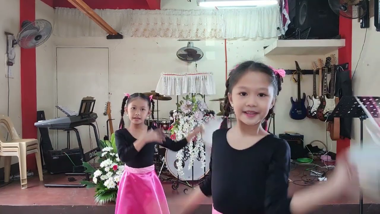 turn it up by planetshaker tambourine performance by kaye and sam