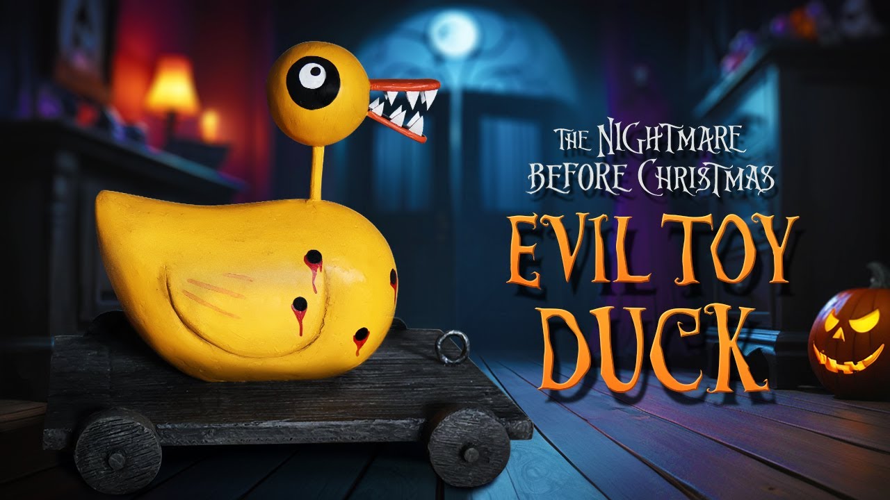 I Crafted The Evil Toy Duck From Nightmare Before Christmas