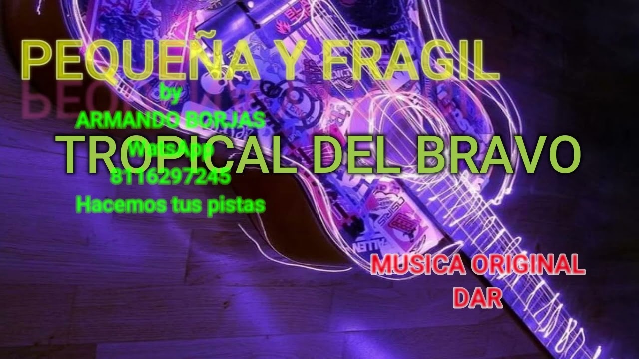 PEQUEÑA Y FRAGIL TROPICAL DEL BRAVO KARAOKE EXCLISIVA