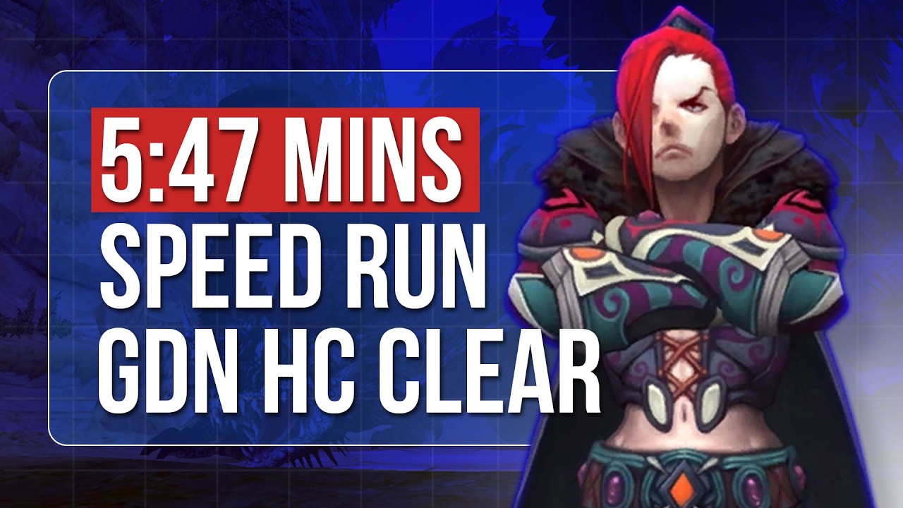 SPEED RUN | Green Dragon Nest Hardcore - Barbarian POV | DN CLASSIC