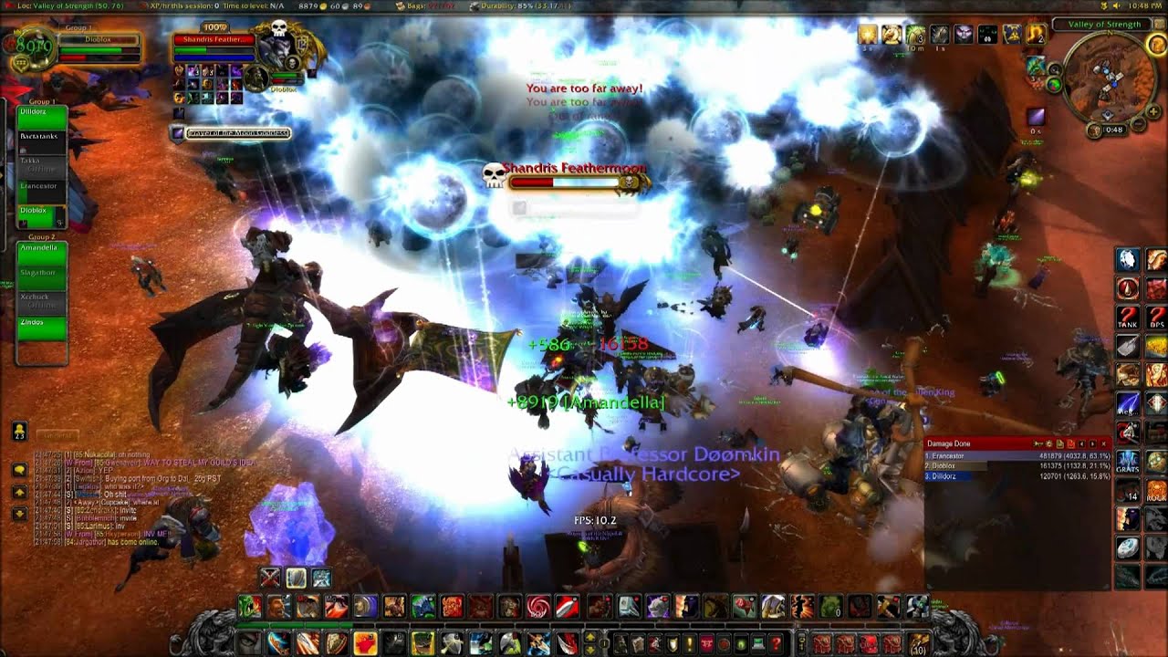 Kiting Shandris Feathermoon to Orgrimmar