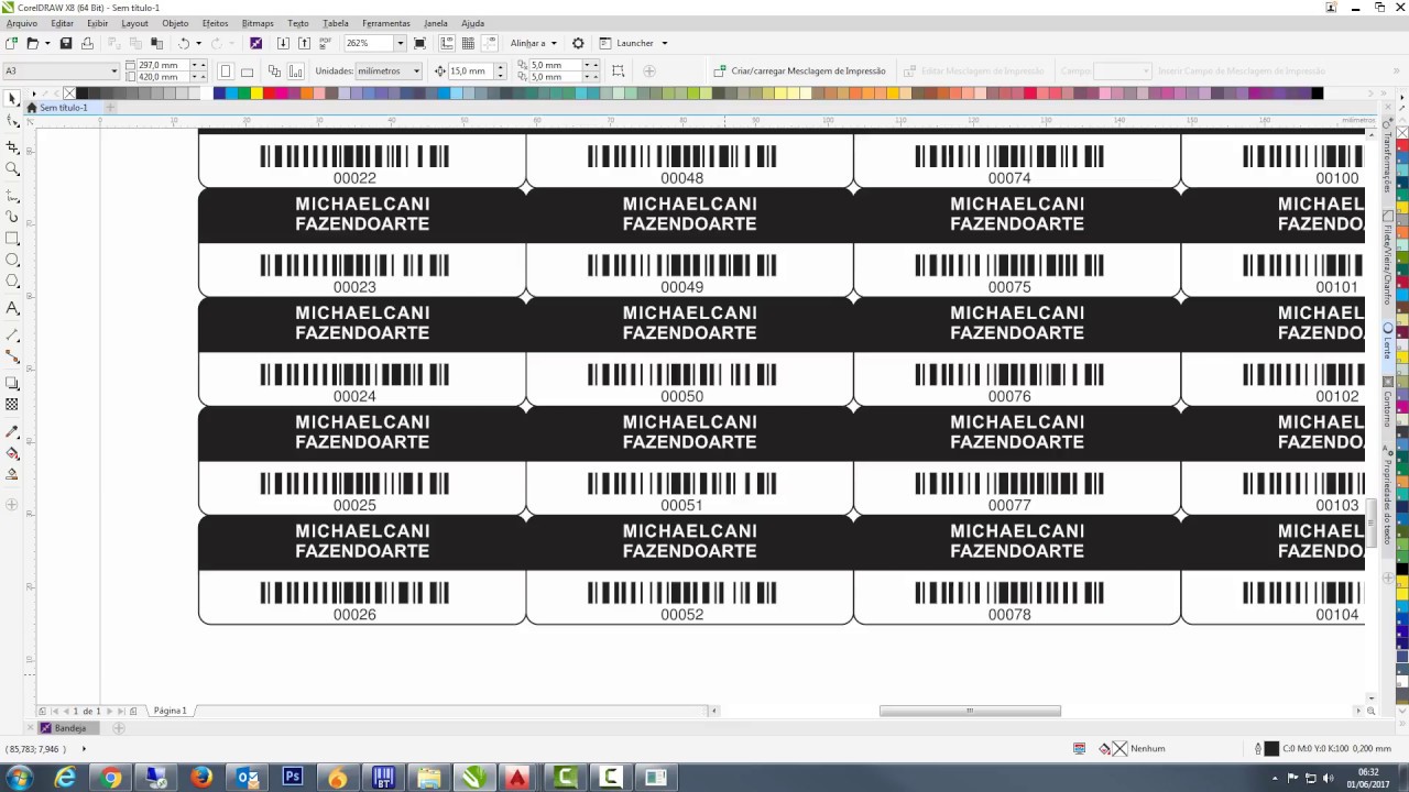 Corel Draw x8 - Barcode (Código de Barras)