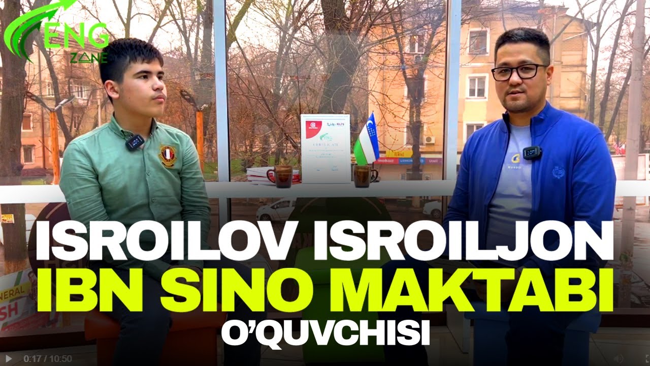 Ibn Sino Maktabi o'quvchisi Isroilov Isroiljon.