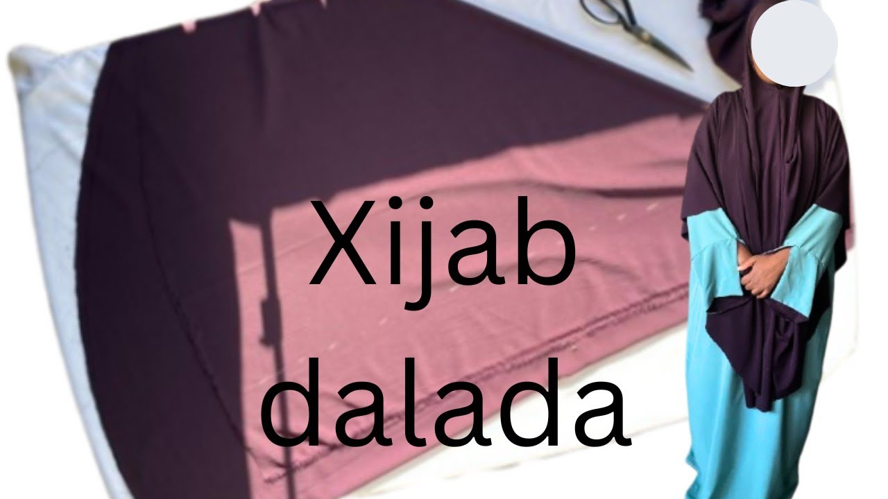 Xijab dalada oo koofiyad leh Sida loo tolo