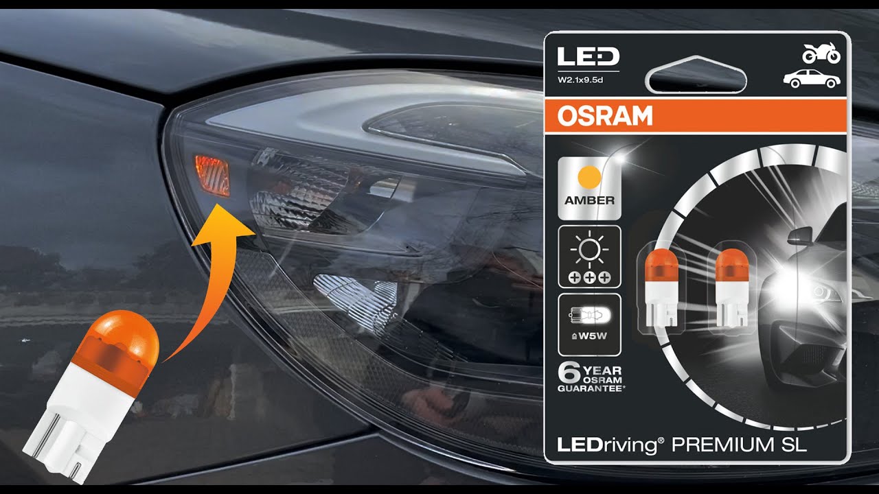 Volvo V40 2012+ Led Side Marker Led Upgrade - OSRAM LEDriving PREMIUM W5W