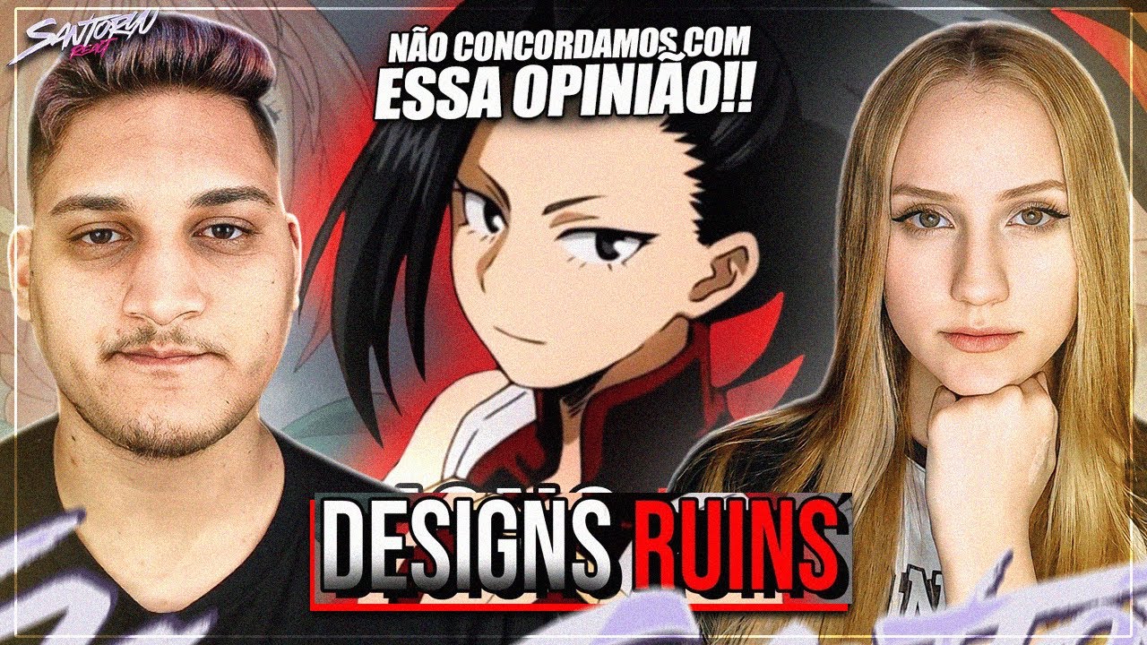 OS DESIGNS HORRÍVEIS DAS PERSONAGENS FEMININAS NOS ANIME (fan servise é complicado) - REACT EM CASAL