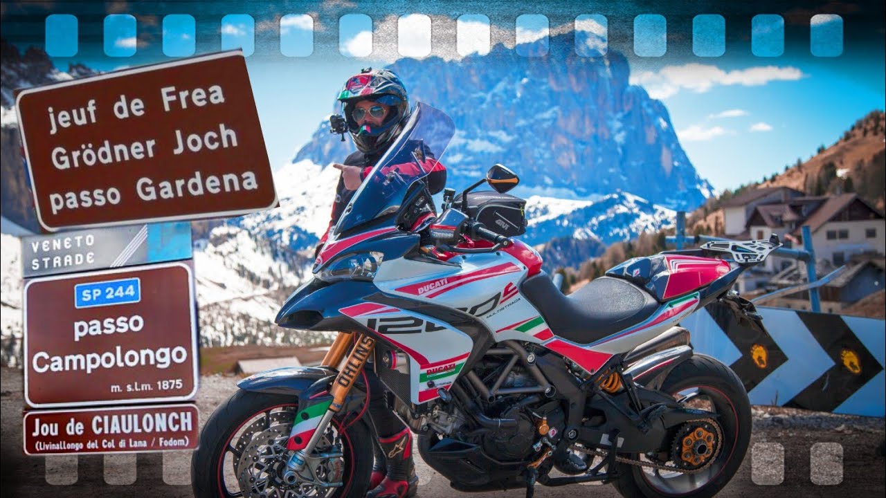 Passo GARDENA Passo CAMPOLONGO - Multistrada 1200 - Multistrada Enduro - Suzuki V-strom  1000