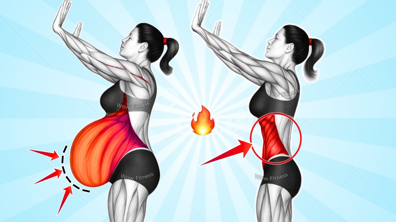 🔥30-Exercises to Sculpt Abs & Burn Love Handles Fast🔥30-Min Standing Workout to Melt Flabby Stomach