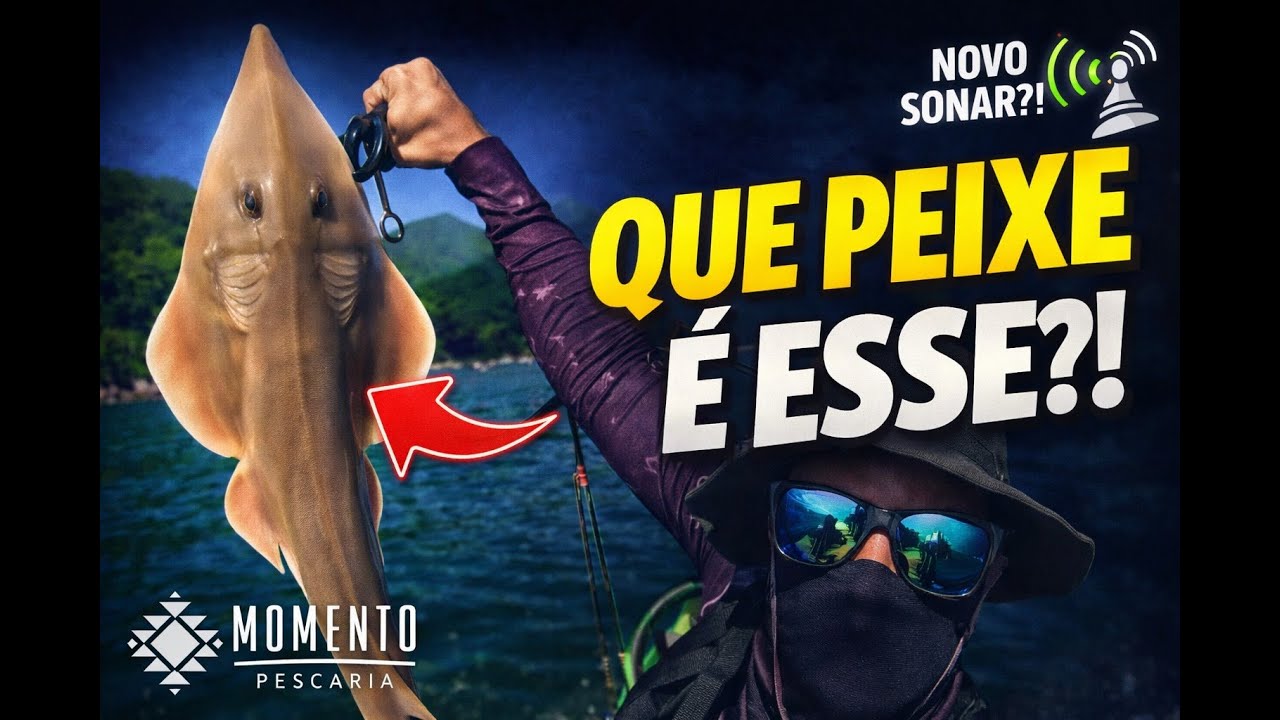 ✅ Peguei um Peixe Que Nunca Tinha Visto! Pescaria de Caiaque em Peruíbe