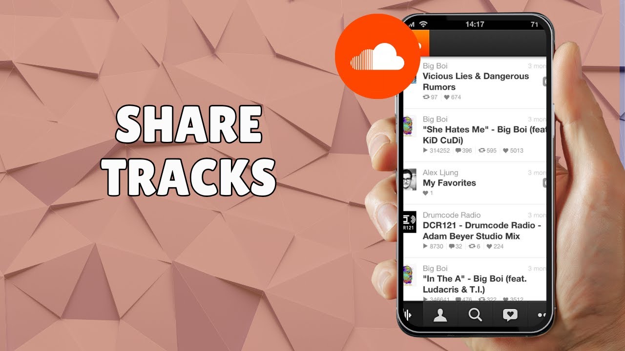 HOW TO SHARE TRACKS ON SOUNDCLOUD