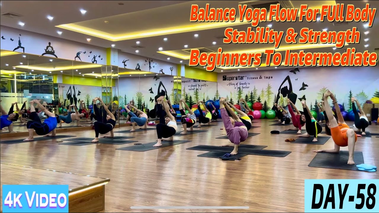 DAY-58 Balance Yoga Flow For Full Body Stability & Strength | Master Ranjeet Singh Bhatia |