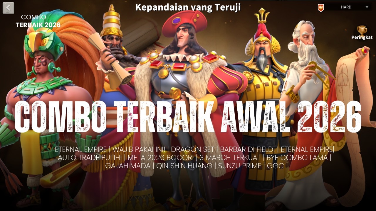 KOMBINASI TERLARANG! 3 March Meta 2026 & Equipment Terbaik RoK (Infa/Cava/Archer)