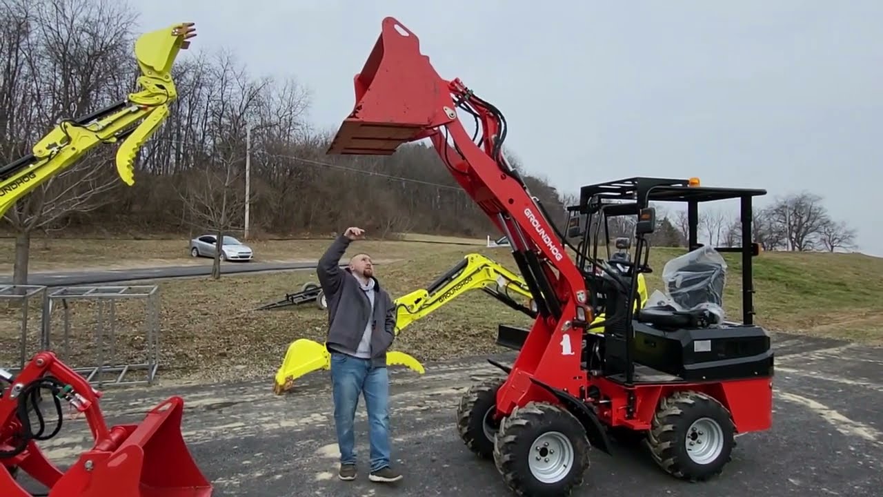 Информационное видео и характеристики колесного погрузчика GroundHog HL35 2023 года